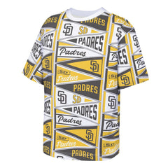 San Diego Padres Outerstuff Youth All-Over Pennant T-Shirt Yellow