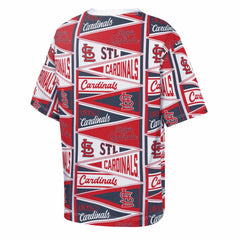 St. Louis Cardinals Outerstuff Youth All-Over Pennant T-Shirt Red