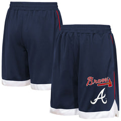 Atlanta Braves Outerstuff Youth Big League All Star Fashion Shorts Navy