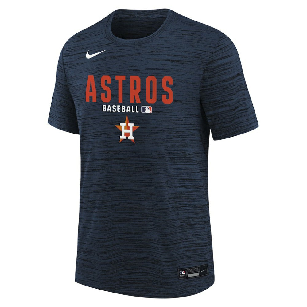 Houston Astros Youth Authentic Collection Velocity Dri-FIT T-Shirt Navy