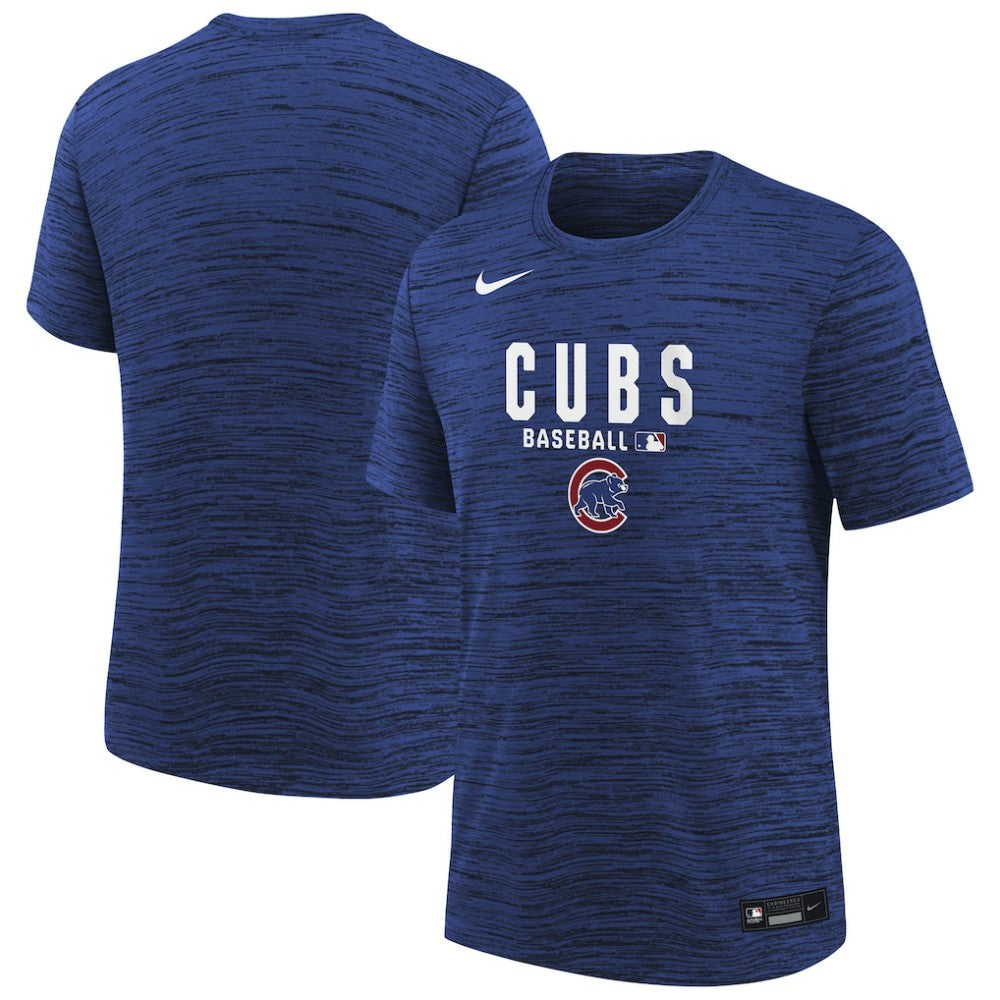 Chicago Cubs Youth Authentic Collection Velocity Dri-FIT T-Shirt Royal