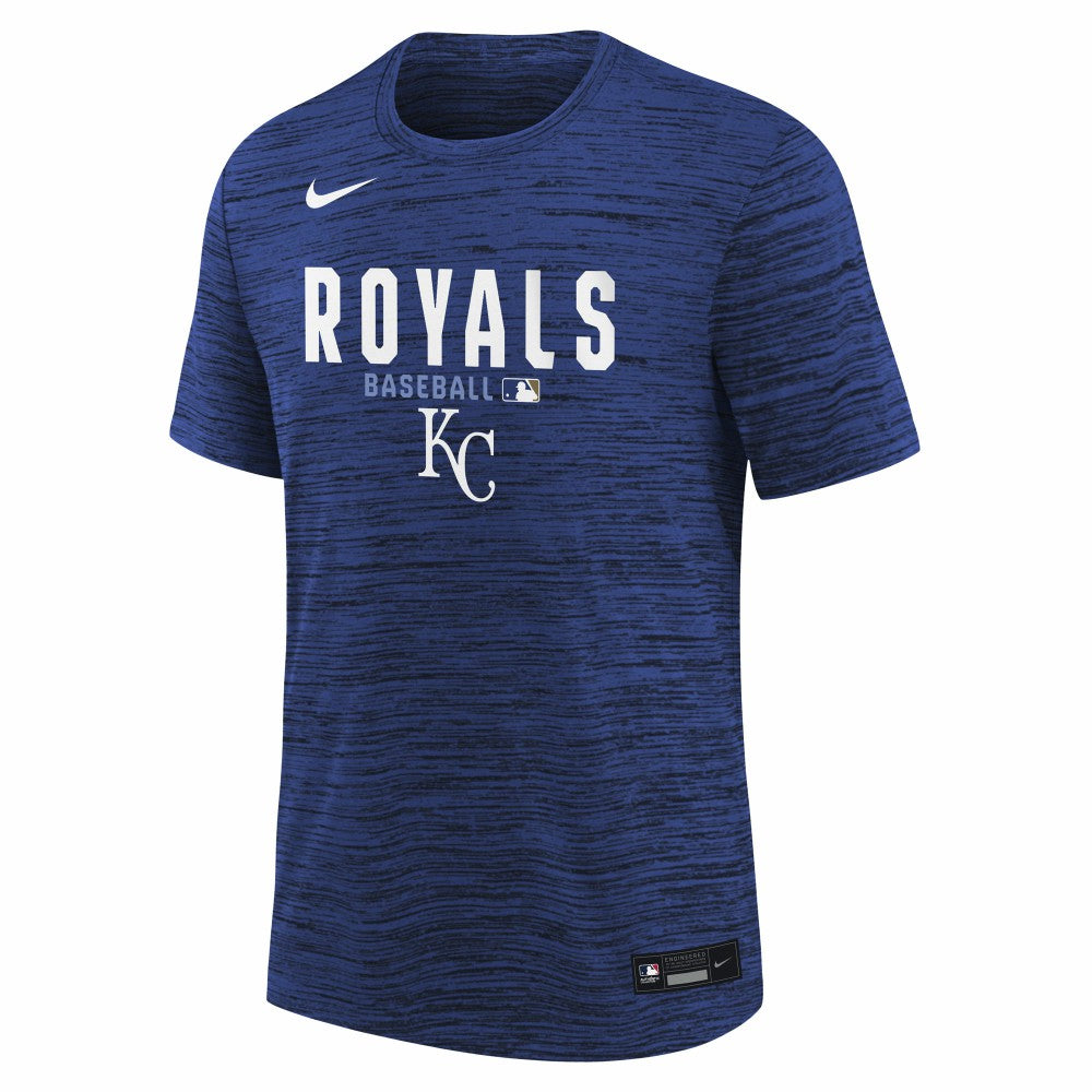 Kansas City Royals Youth Authentic Collection Velocity Dri-FIT T-Shirt Royal