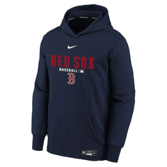 Boston Red Sox Youth Authentic Collection Therma-FIT Hoodie Navy