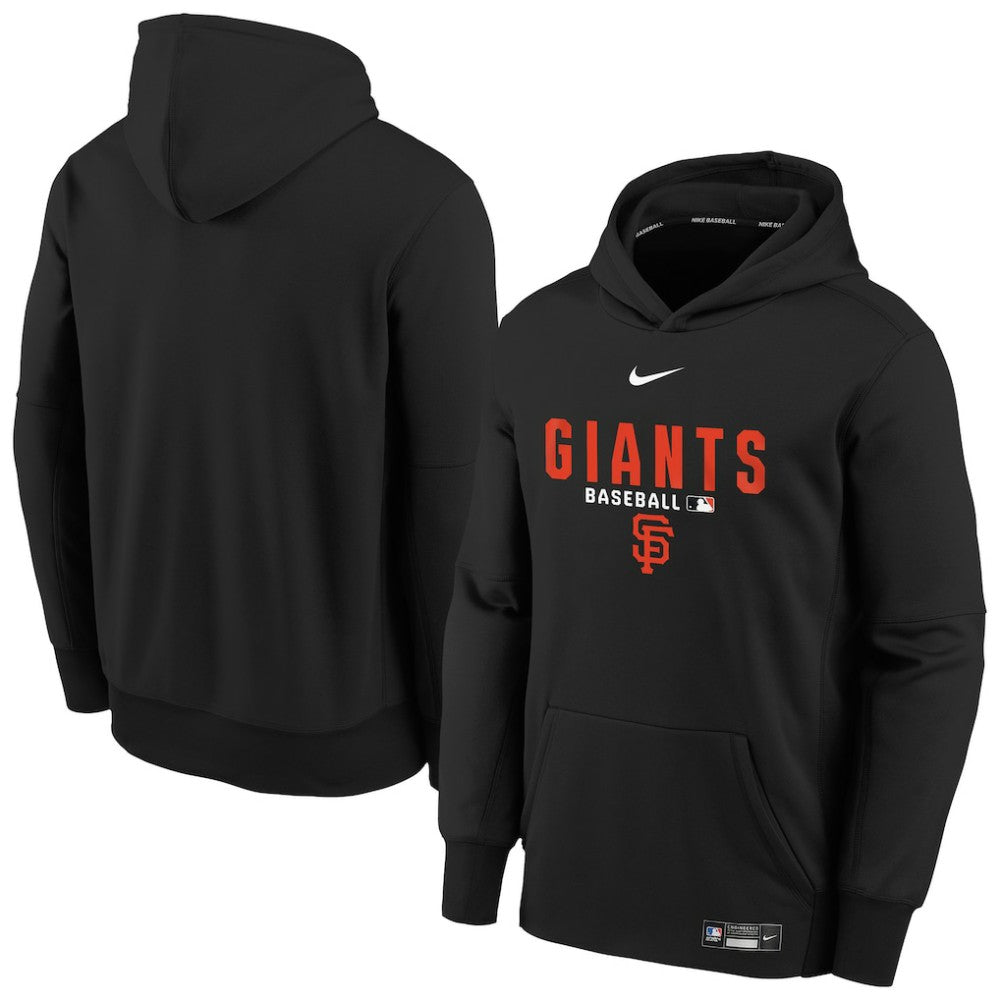 San Francisco Giants Youth Authentic Collection Therma-FIT Hoodie Black