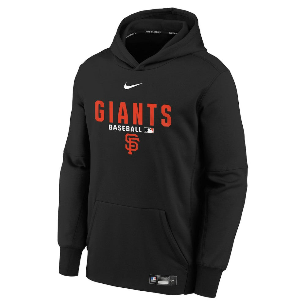San Francisco Giants Youth Authentic Collection Therma-FIT Hoodie Black