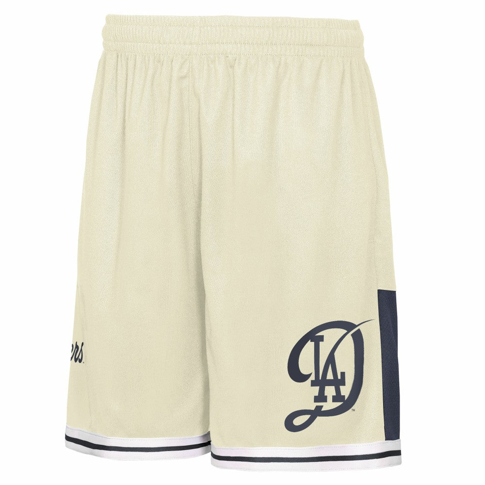 Los Angeles Dodgers Outerstuff Youth City Crew Fashion Shorts Cream