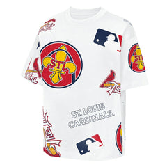 St. Louis Cardinals Outerstuff Youth Circus Catch T-Shirt White