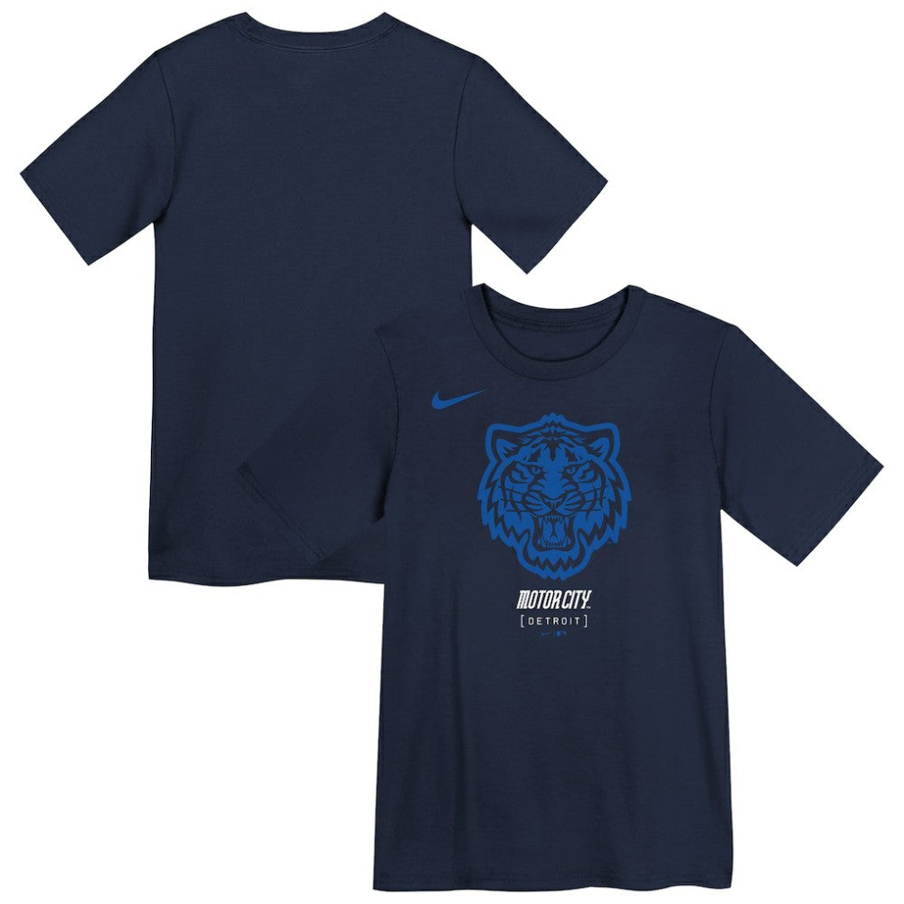 Detroit Tigers Preschool City Connect Logo T-Shirt Navy