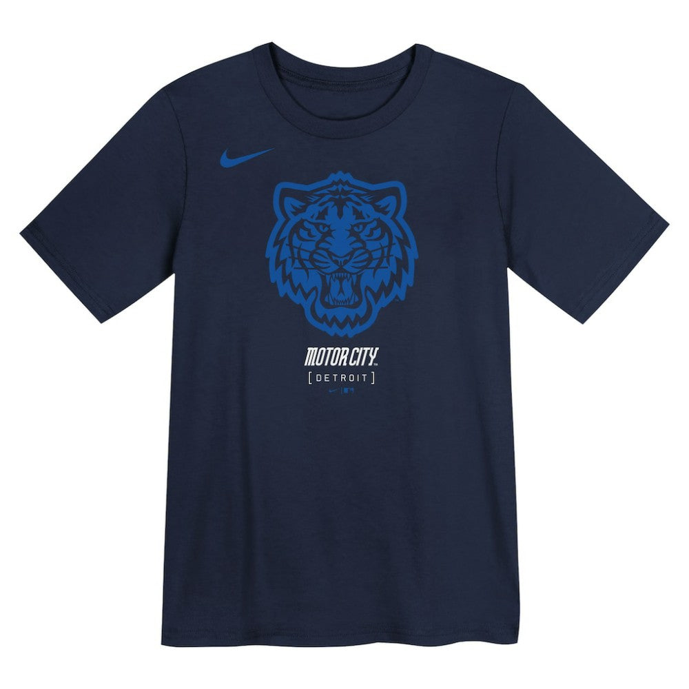 Detroit Tigers Preschool City Connect Logo T-Shirt Navy