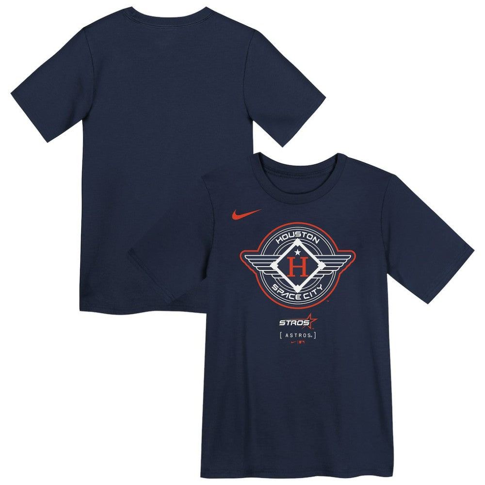 Houston Astros Preschool City Connect Logo T-Shirt Navy