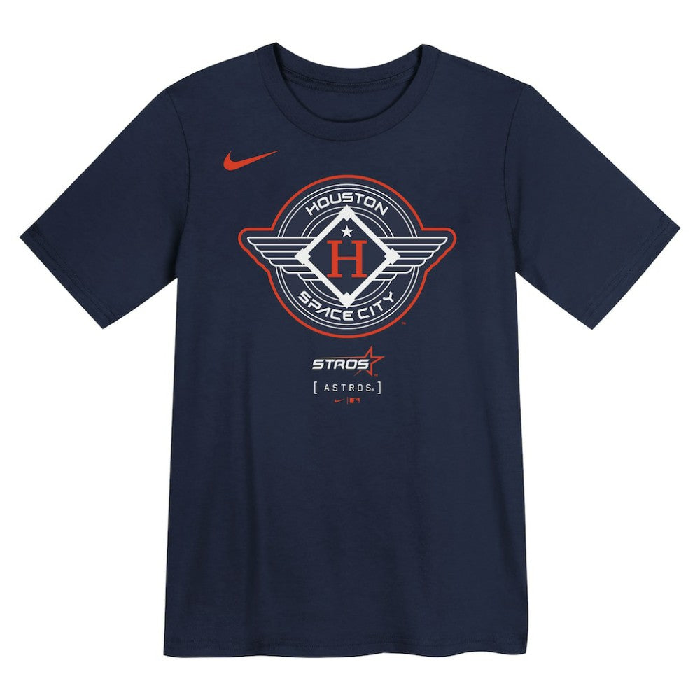 Houston Astros Preschool City Connect Logo T-Shirt Navy