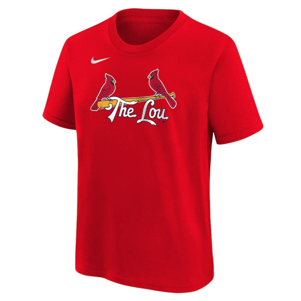 St. Louis Cardinals Youth City Connect Wordmark T-Shirt Red