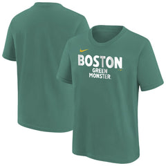 Boston Red Sox Youth City Connect Wordmark T-Shirt Green