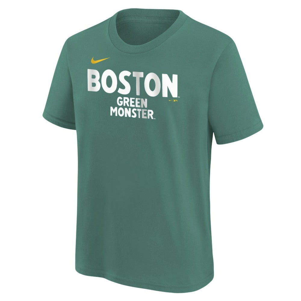 Boston Red Sox Youth City Connect Wordmark T-Shirt Green