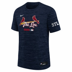 St. Louis Cardinals Youth City Connect Authentic Collection Velocity Dri-FIT T-Shirt Navy