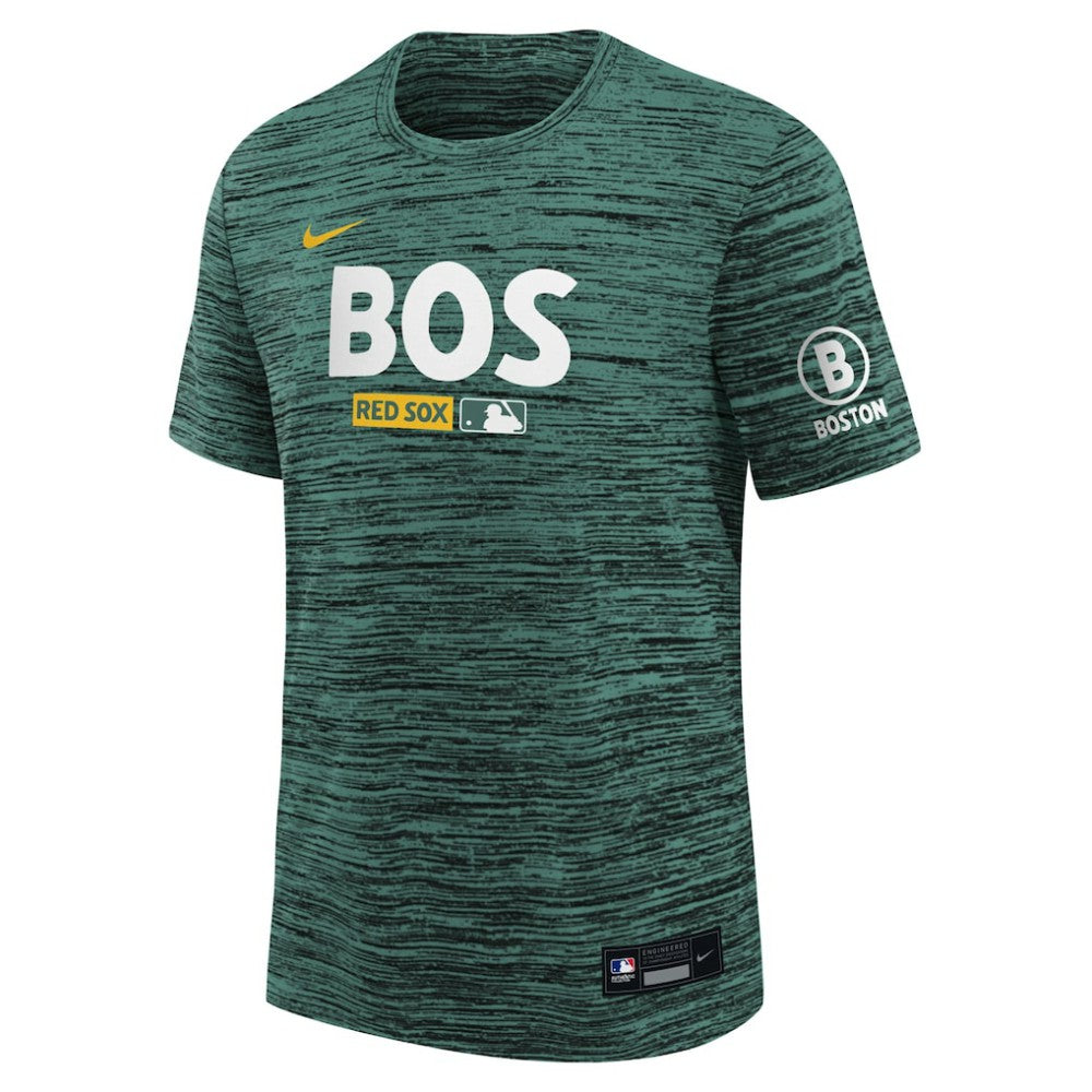 Boston Red Sox Youth Authentic Collection Velocity Dri-FIT T-Shirt Green