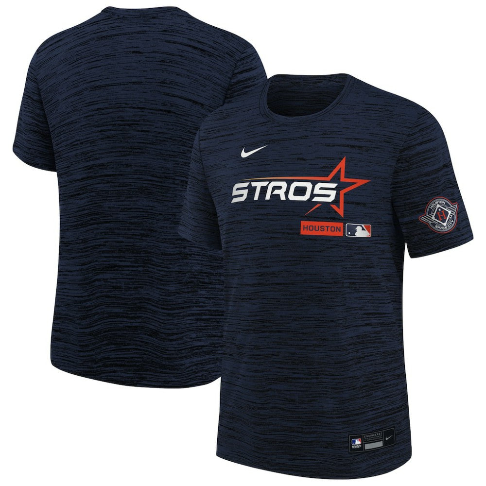 Houston Astros Youth Authentic Collection Velocity Dri-FIT T-Shirt Navy