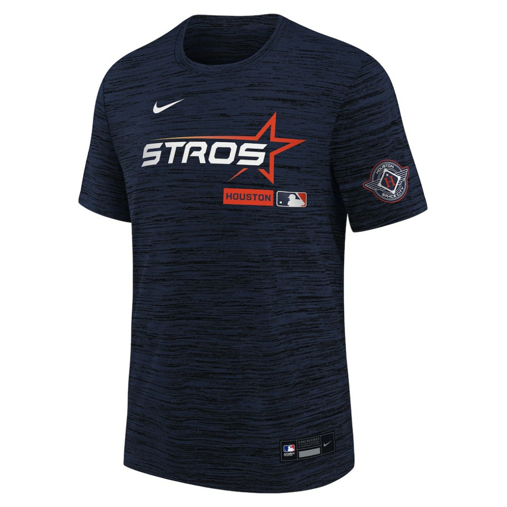 Houston Astros Youth Authentic Collection Velocity Dri-FIT T-Shirt Navy