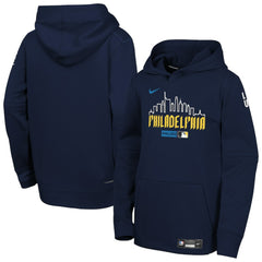 Philadelphia Phillies Youth Authentic Collection City Connect Therma-FIT Hoodie Navy