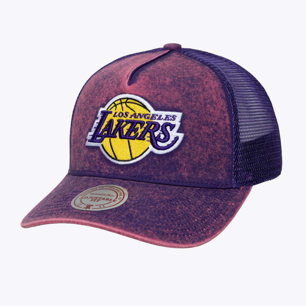 Los Angeles Lakers Gameday Snow Wash Adjustable Trucker Hat - Purple discount