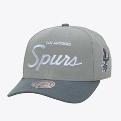 San Antonio Spurs Thunderstorm Head Coach Pro Crown Snapback Hat - Gray sale