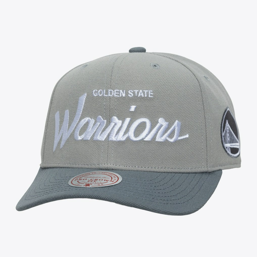 Golden State Warriors Thunderstorm Head Coach Pro Crown Snapback Hat sale - Gray for sale