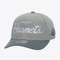Charlotte Hornets Thunderstorm Head Coach Pro Crown Snapback Hat - Gray sale