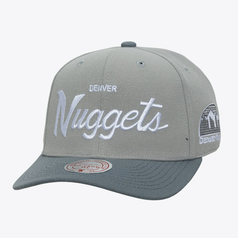 Denver Nuggets Thunderstorm Head Coach Pro Crown Snapback Hat sale - Gray online