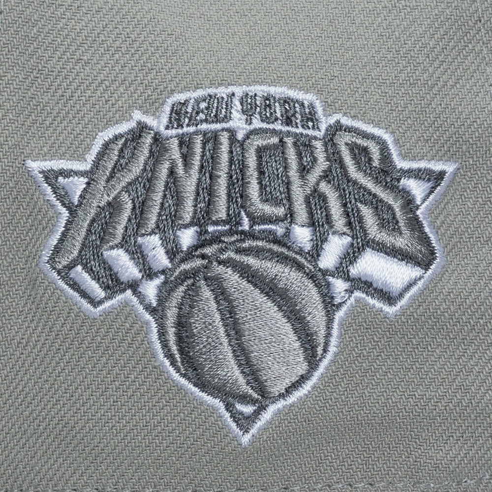 New York Knicks Thunderstorm Head Coach Pro Crown Snapback Hat - Gray outlet