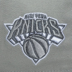 New York Knicks Thunderstorm Head Coach Pro Crown Snapback Hat - Gray outlet