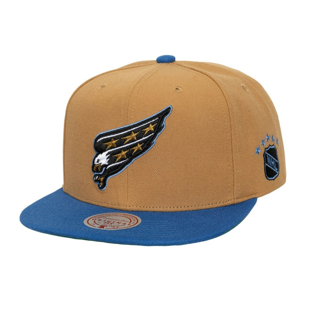 Washington Capitals Mitchell & Ness Legendary Away Snapback Hat - Gold Hats