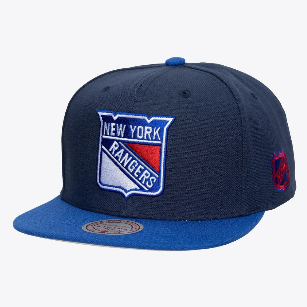 New York Rangers Mitchell & Ness Legendary Home Snapback Hat - Navy Hats