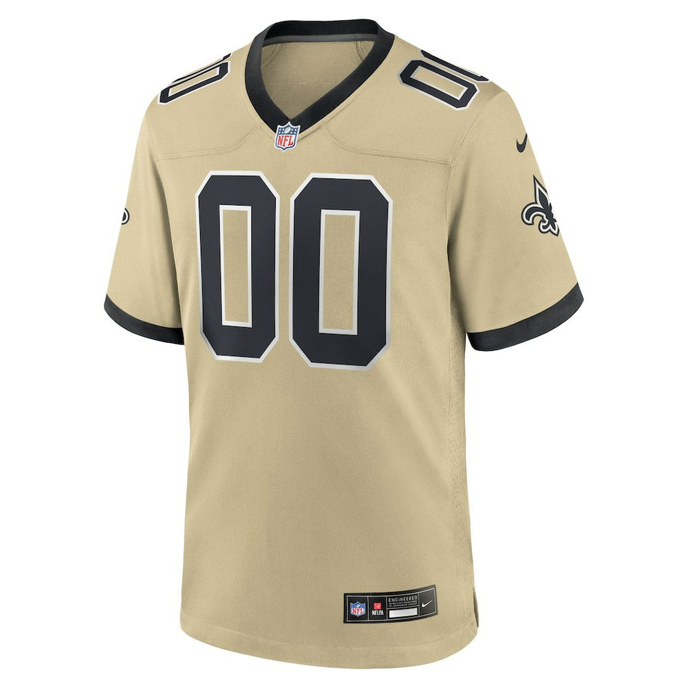 New Orleans Saints Gameday Golds Alternate Custom Game Jersey - Gold outlet