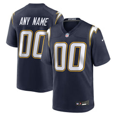 Los Angeles Chargers Alternate Super Chargers Game Custom Jersey - Navy cheap