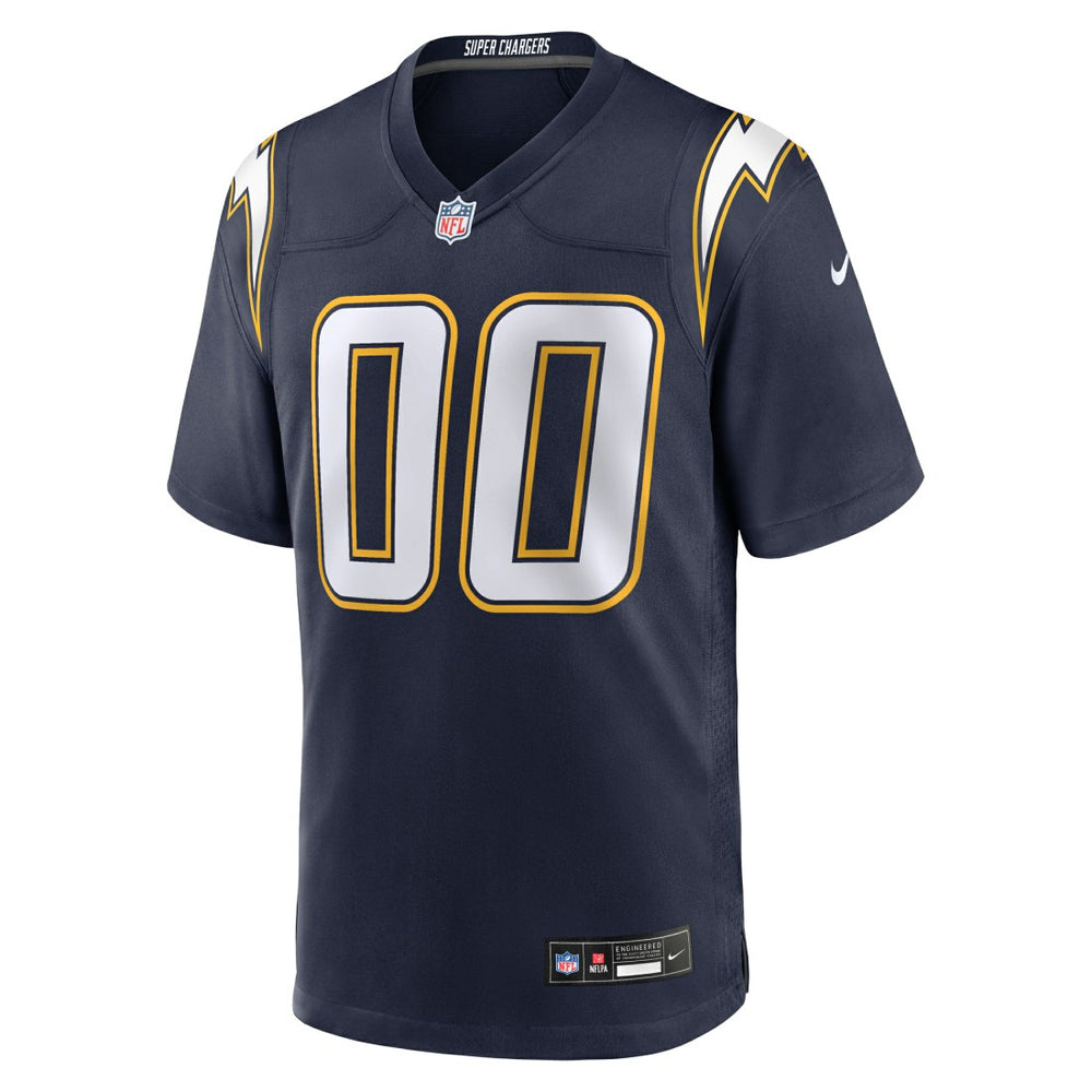 Los Angeles Chargers Alternate Super Chargers Game Custom Jersey - Navy cheap