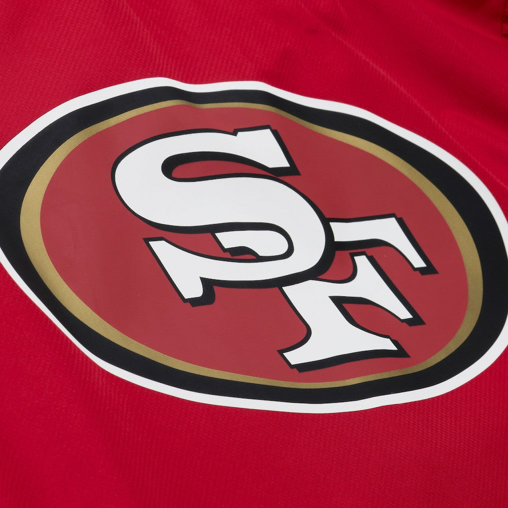 San Francisco 49ers Coaches Full-Snap Hooded Windbreaker Jacket - Scarlet on sale