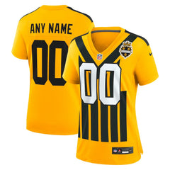Pittsburgh Steelers Women's Alternate 1933 Throwback Game Custom Jersey - Gold for sale