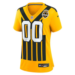 Pittsburgh Steelers Women's Alternate 1933 Throwback Game Custom Jersey - Gold for sale