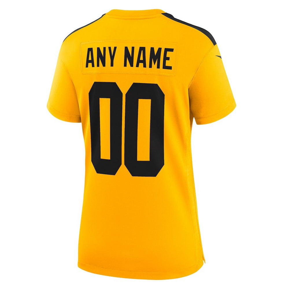 Pittsburgh Steelers Women's Alternate 1933 Throwback Game Custom Jersey - Gold for sale