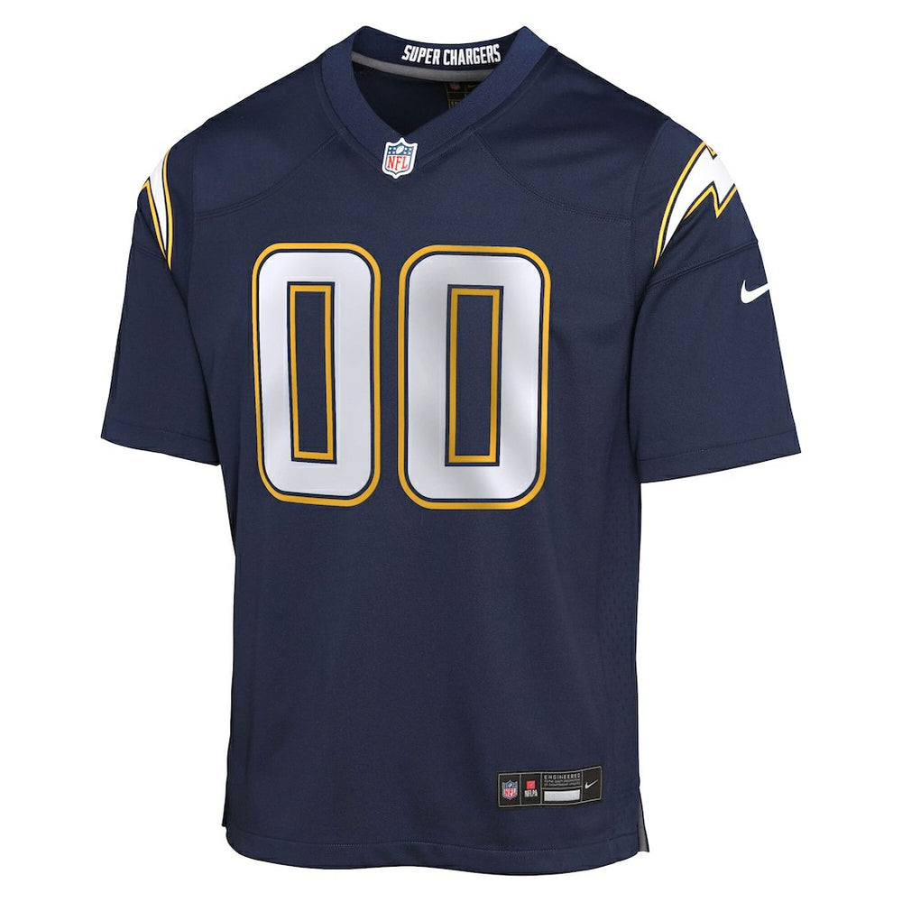 Los Angeles Chargers Youth Alternate Super Chargers Game Custom Jersey - Navy outlet