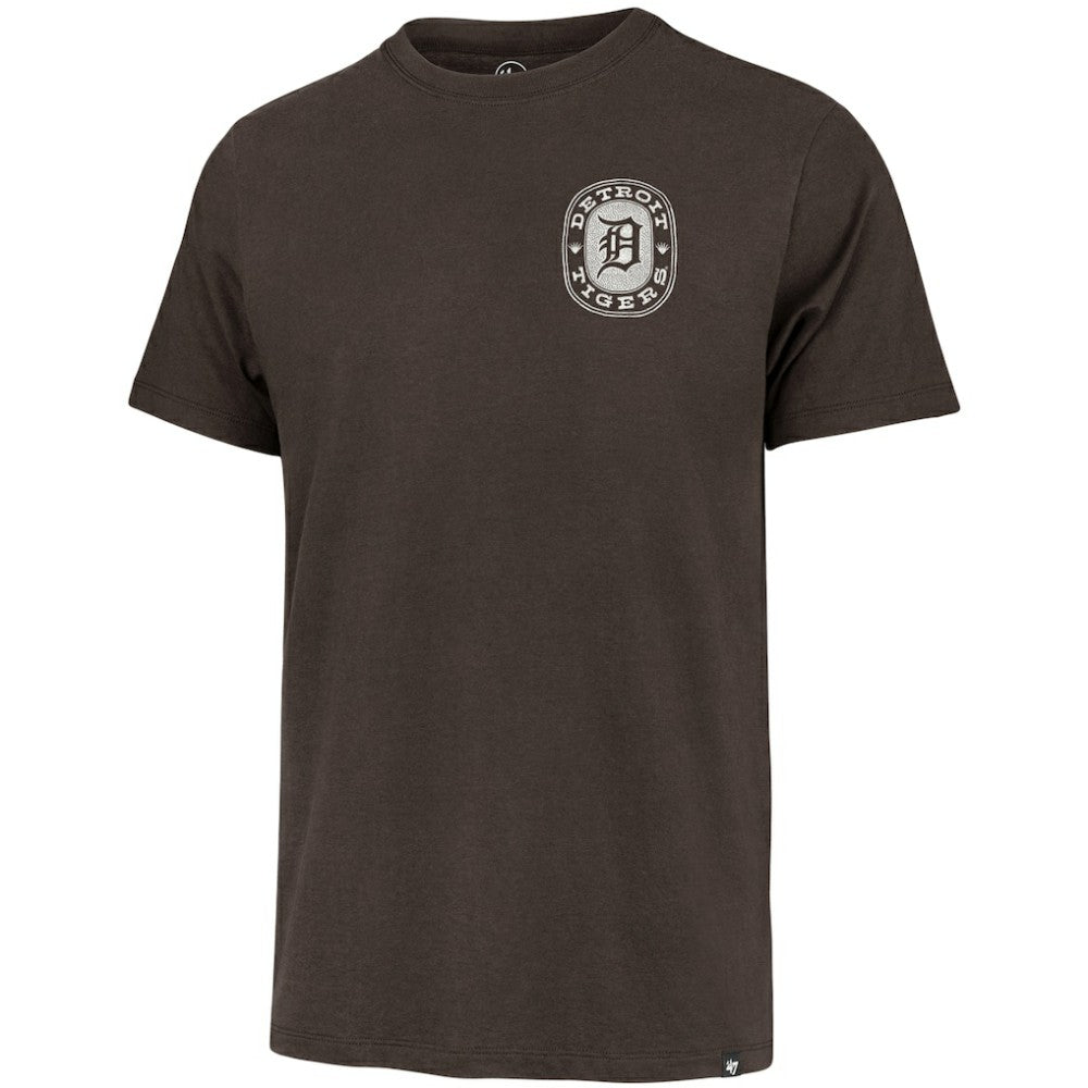 Detroit Tigers Back Canyon Franklin T-Shirt Brown