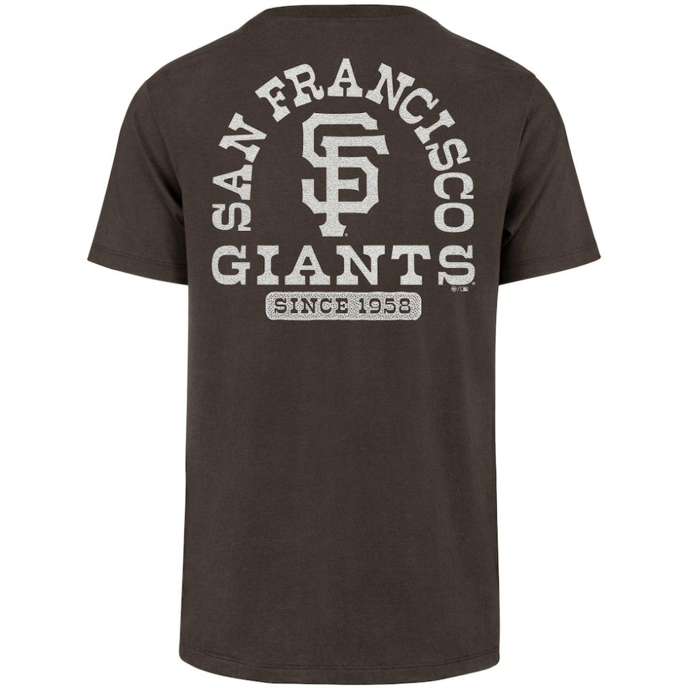 San Francisco Giants Back Canyon Franklin T-Shirt Brown