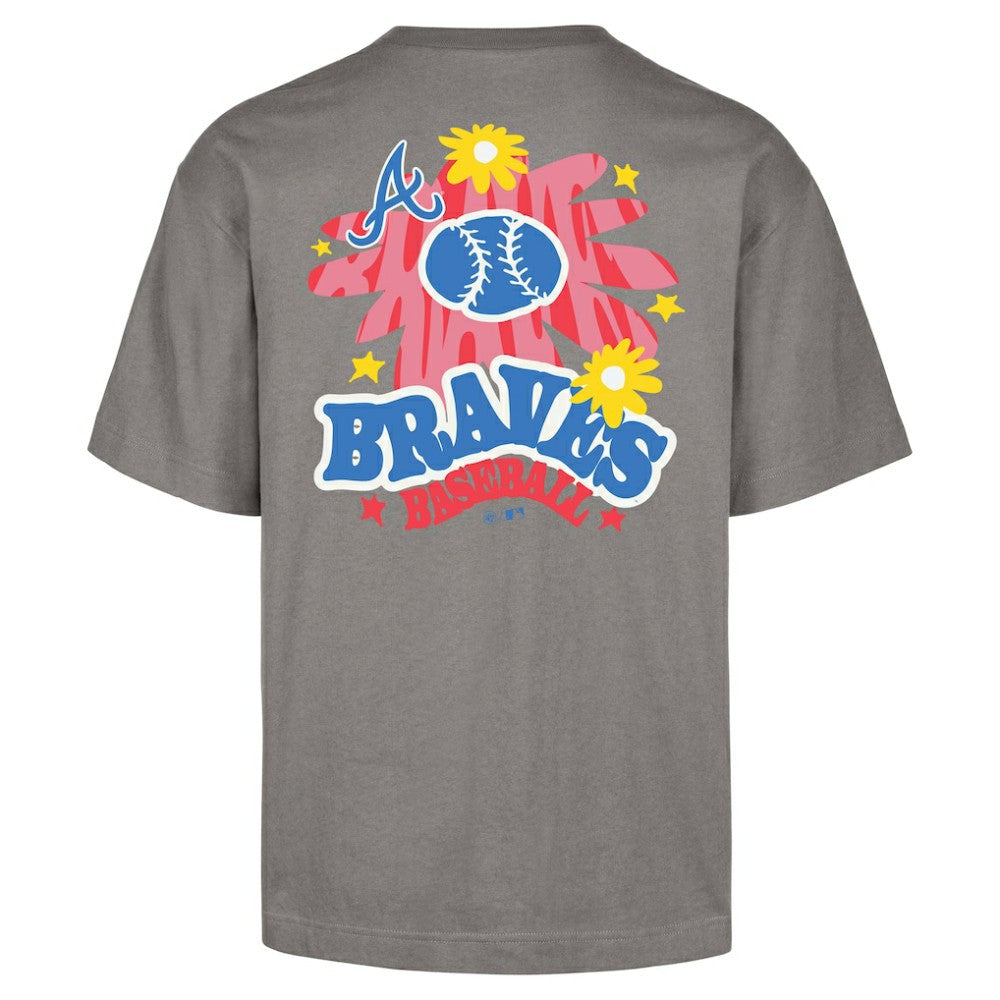 Atlanta Braves Flora Foundation T-Shirt Gray