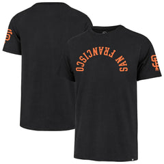 San Francisco Giants Upside Down Two-Peat Franklin T-Shirt Black