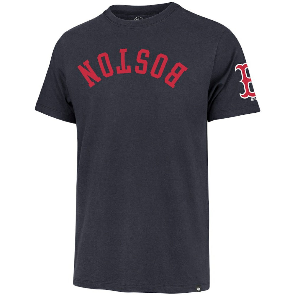 Boston Red Sox Upside Down Two-Peat Franklin T-Shirt Navy