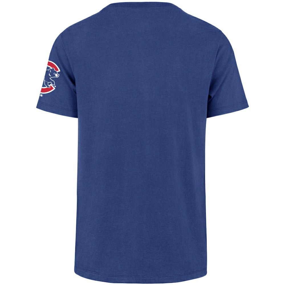 Chicago Cubs Upside Down Two-Peat Franklin T-Shirt Royal