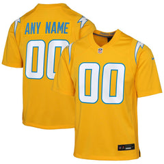 Los Angeles Chargers Youth Alternate Charger Power Game Custom Jersey - Gold discount