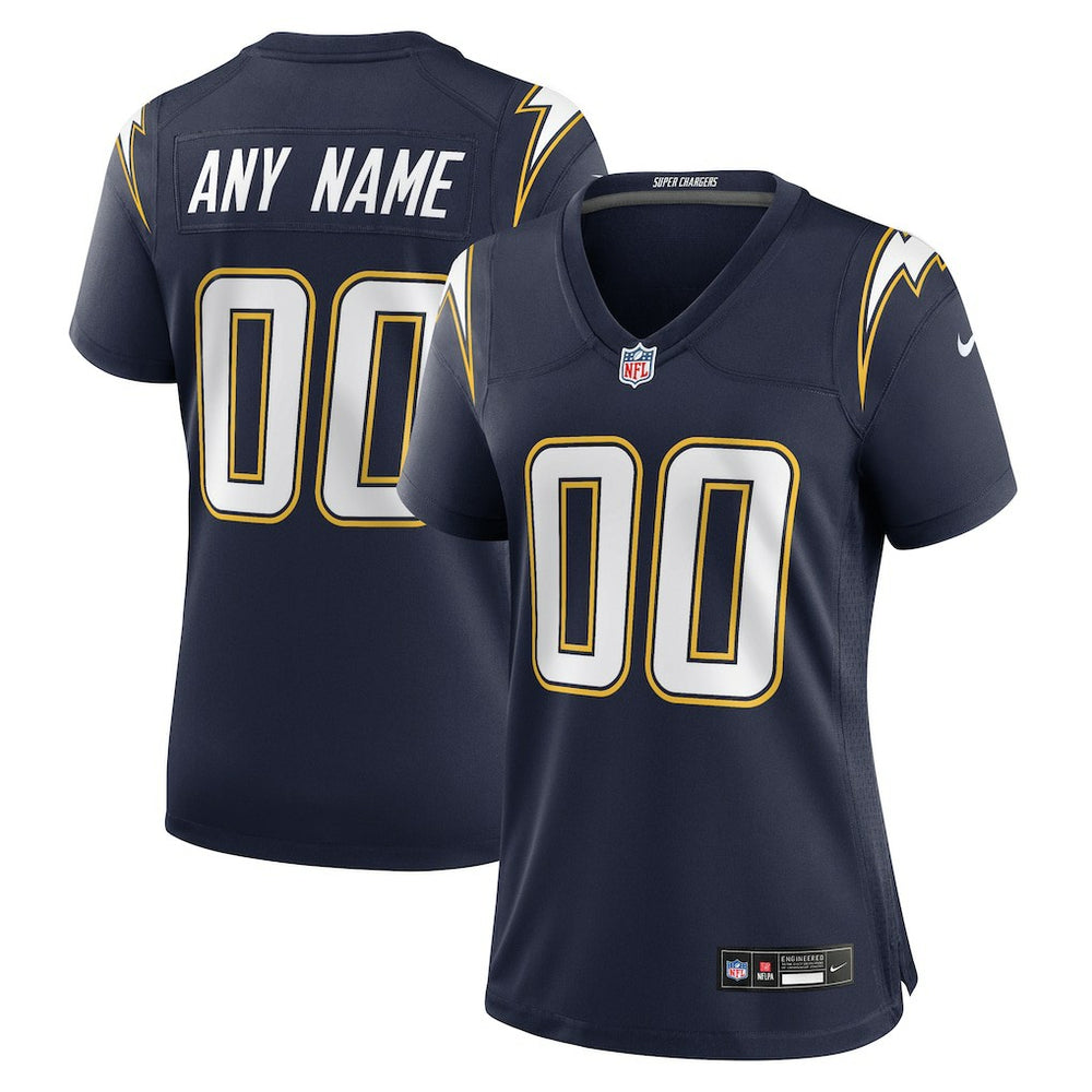 Los Angeles Chargers Women's Alternate Super Chargers Game Custom Jersey - Navy cheap
