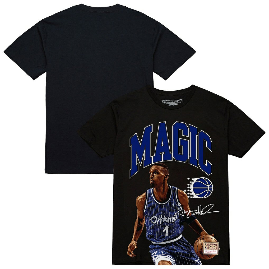 Penny Hardaway Orlando Magic Hardwood Classics Player Arch T-Shirt - Black cheap