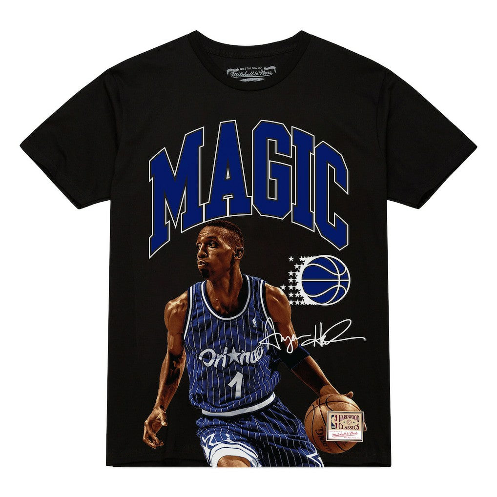 Penny Hardaway Orlando Magic Hardwood Classics Player Arch T-Shirt - Black cheap